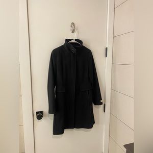 Calvin Klein Black Pea Coat Size XS